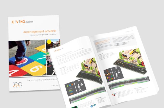 Nouvelle brochure sur le marquage au sol pour l’aménagement scolaire