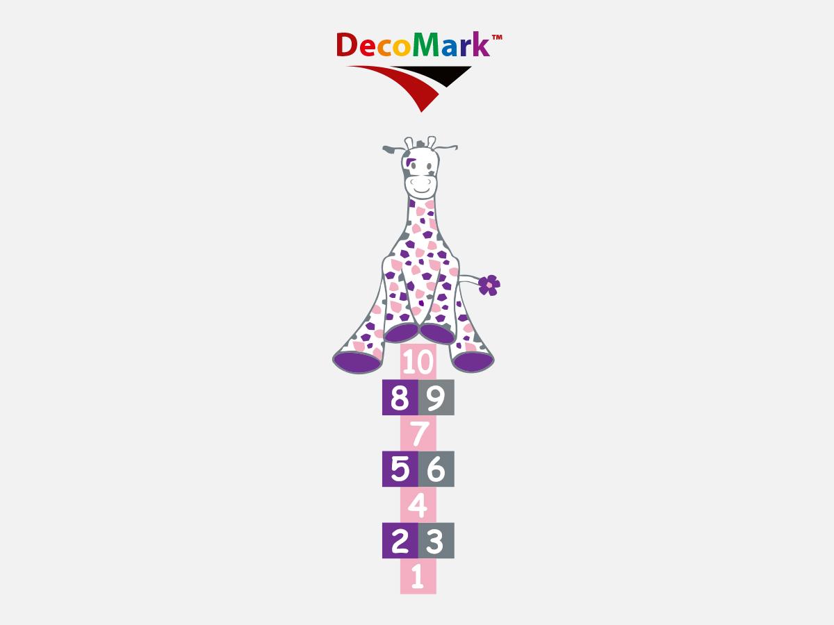 Marelle girafe 10 cases DecoMark™