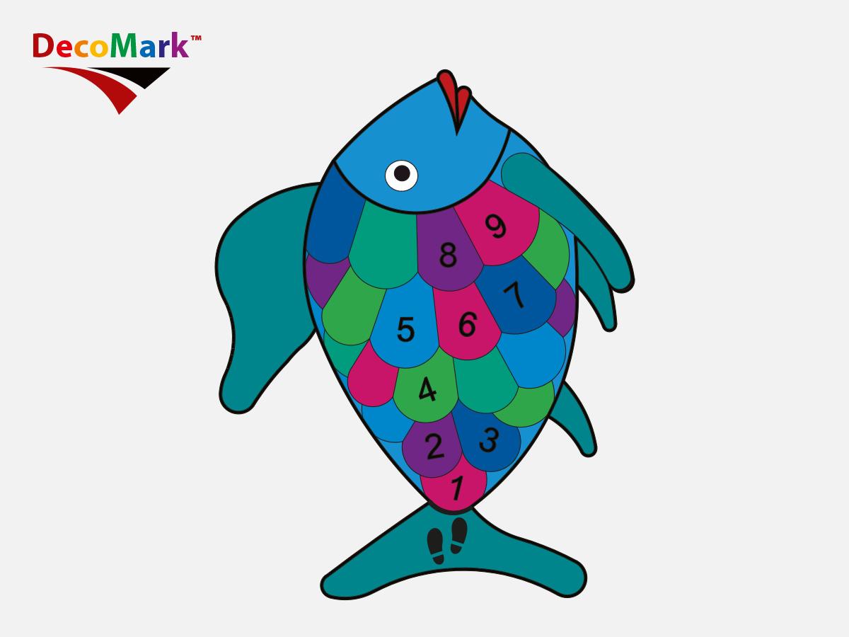 Marelle poisson 9 cases DecoMark™