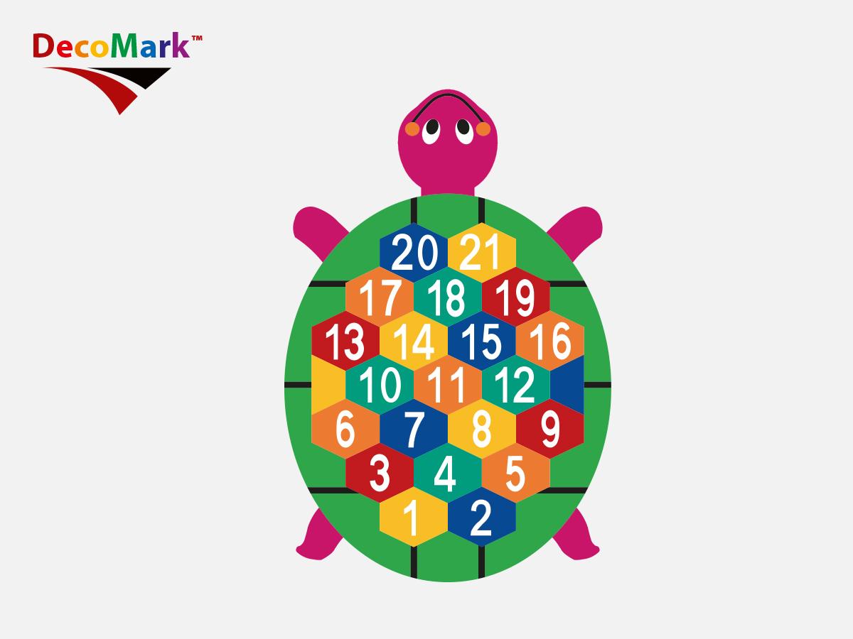 Marelle tortue 21 cases DecoMark™