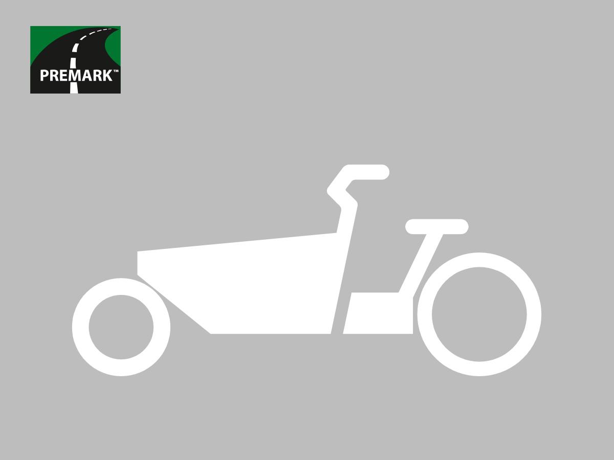 Symbole vélo cargo PREMARK™ blanc