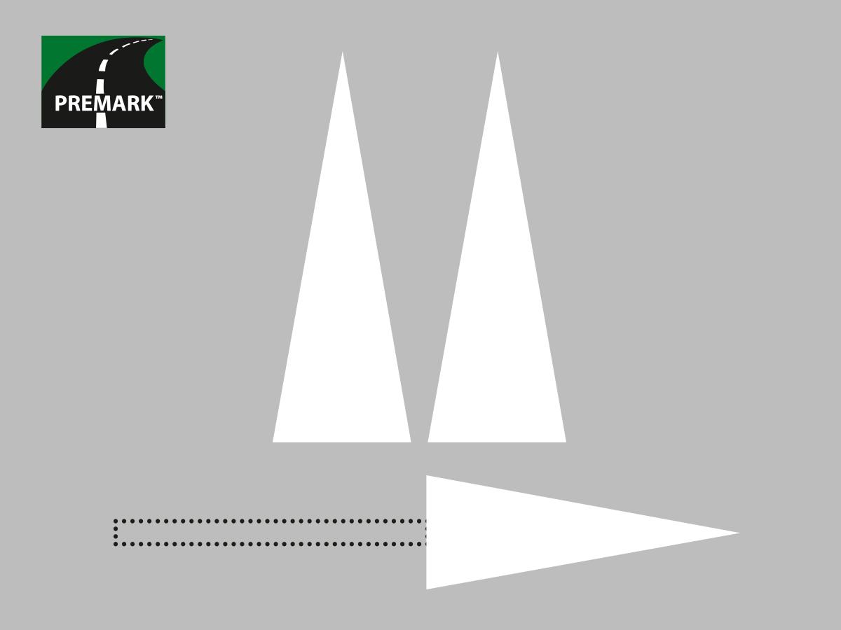 Dents de requin ou tête de flèche PREMARK™