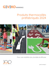 Catalogue produits préfabriqués thermocollés 2024 - Geveko Markings
