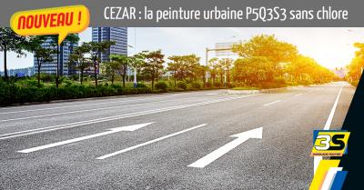 CEZAR : la peinture urbaine P5Q3S3 sans toluène et sans paraffine chlorée