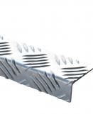 Treppenkantenprofil aus Aluminium Riffelblech