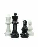 32 pièces échecs géantes plastique