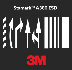 fleches et ligne adhésives 3M Stamark A380 ESD