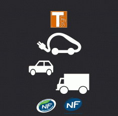 Symboles voitures et camion pour la signalisation au sol - Modèles préfabriqués thermocollés T SIGN
