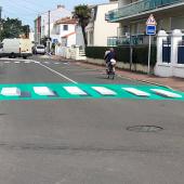 3D preformed pedestrian crossing in T SIGN - Saint-Gilles-Croix-de-Vie (FR)