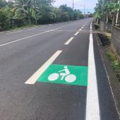 Piste cyclable en FAST COLOR - Tahiti