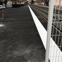 Bandes podotactiles TacPad™ MTA blanches - Gare de brassac les mines (64)