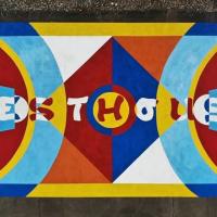 Décoration colorée pour terrain de sport en POLYKOLOR - Westhouse (67)
