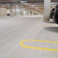 Peinture jaune ECO TEMPO - Parking souterrain de Costco (91)