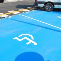 Résine urbaine bleue GRIP - Parking Costco (91)